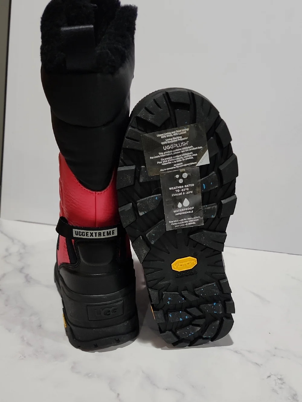 UGG Shasta Gore Snow  Pink and Black Winter Boots ,Brand New ,No Tag